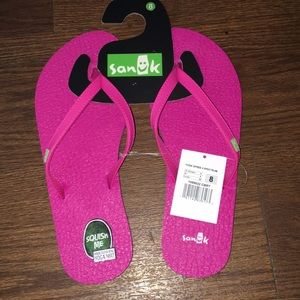 Sanuk yoga mat flip flops womens size 8